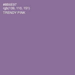 #8B6E97 - Trendy Pink Color Image